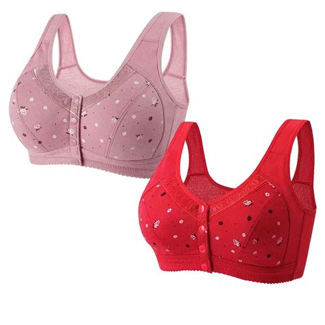 snap front bras for seniors